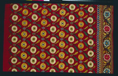 Part of a Skirt Ghagra, 1800s - early 1900s by Unbekannt