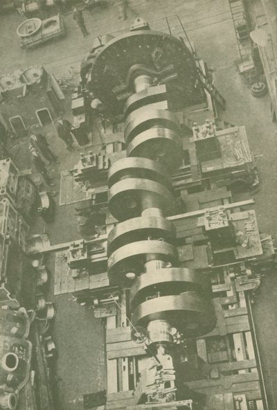 Part of the Crankshaft of M.V. Britannic White Star, 27,000 Tons, c1930 by Unbekannt