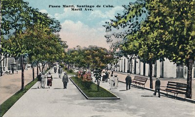 Paseo Martí, Santiago de Cuba, c1910 by Unbekannt