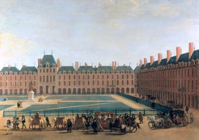 Passage of the King and the Regent, Place Royale, c1655 by Unbekannt