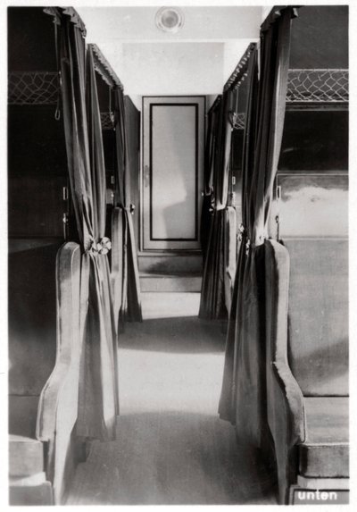 Passenger Compartment of Zeppelin LZ 126 by Unbekannt