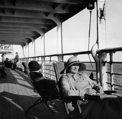 Passengers on a Cunard Line cruise to the West Indies, January-March 1931 by Unbekannt