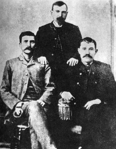 Pat Garrett, James Brent and John W Poe, Sheriffs of Lincoln County by Unbekannt
