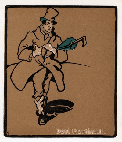 Paul Martinetti, American Music Hall Star, Late 19th Century by Unbekannt