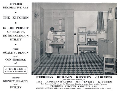 Peerless Built-In Kitchen Cabinets by Unbekannt