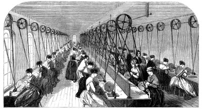 Pen Grinding Room, Hanks, Wells & Co