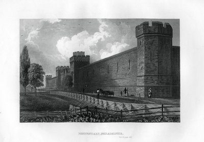 Penitentiary, Philadelphia, Pennsylvania, USA by Unbekannt