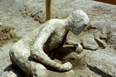 Person killed by the Pompeii eruption, 79 AD by Unbekannt