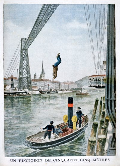 Person plunges 55 Metres from Portside, Rouen by Unbekannt