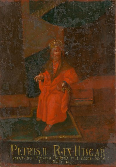 Peter Orseolo, King of Hungary by Unbekannt