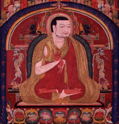 Phagmodrupa with His Previous Incarnations and Episodes from His Life by Unbekannt