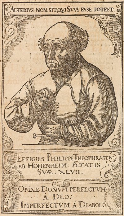 Philippus Theophrastus Aureolus Bombastus von Hohenheim Paracelsus by Unbekannt