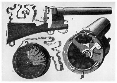 Photographic Gun Designed by Etienne Jules Marey by Unbekannt