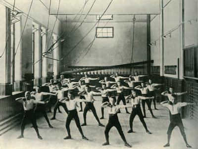 Physical Exercises at the Royal Institution for the Deaf and Dumb, Friar Gate, Derby, 1902 by Unbekannt