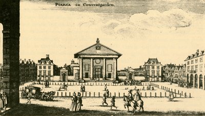 Piazza in Covent Garden by Unbekannt