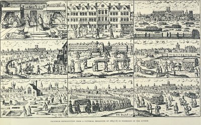 Pictorial Depiction of the Great Plague by Unbekannt