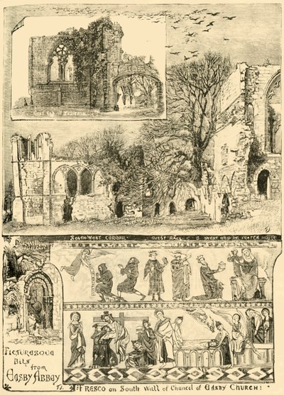 Picturesque Bits from Easby Abbey, 1898 by Unbekannt