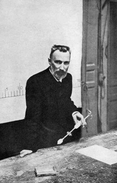 Pierre Curie, French chemist, when Professor of Physics at the Sorbonne, 1906 by Unbekannt