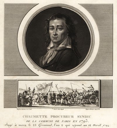 Pierre Gaspard Chaumette, Procureur Syndic de la Commune, atheist by Unbekannt