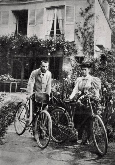 Pierre and Marie Curie, French Physicists by Unbekannt