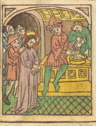 Pilate Washing His Hands [recto] by Unbekannt