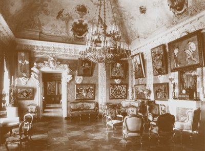 Pink dining room known as the Matisse Room in Shchukins house by Unbekannt