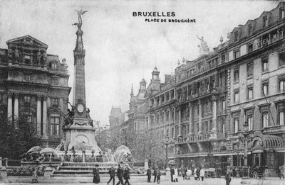 Place de Brouckere, Brussels, Belgium by Unbekannt