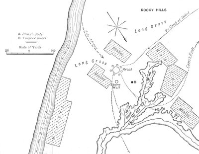 Plan of the Ground Where Prince Louis Napoleon was Killed, June 1, 1879 by Unbekannt