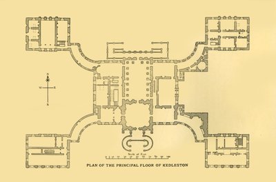 Plan of the Principal Floor of Kedleston by Unbekannt