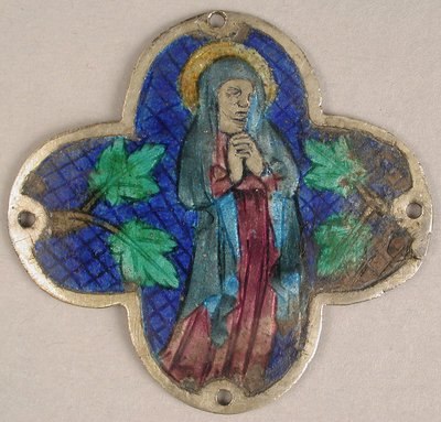 Plaque with the Virgin in Mourning, 14th century by Unbekannt