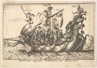 Plate 2: The Argonaut Amphion led by Mercury by Unbekannt