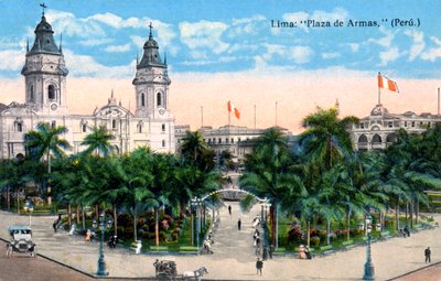 Plaza de Armas, Lima, Peru by Unbekannt