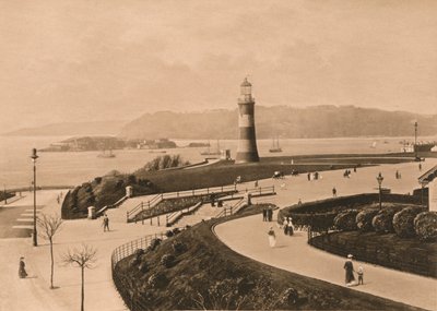 Plymouth Hoe and Sound and Mouth of the Tamar by Unbekannt