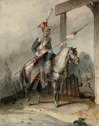Polish chevauleger of the French Imperial Guard by Unbekannt