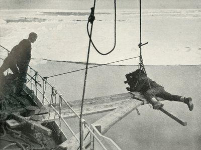 Ponting Cinematographs The Bow of the Terra Nova, c1910-1913 by Unbekannt
