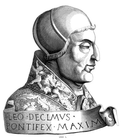 Pope Leo X 1475-1521 by Unbekannt
