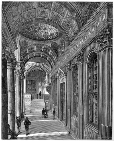 Portico of the Pazzi Chapel, Cloister of Santa Croce Basilica, Florence by Unbekannt