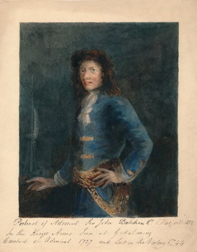 Portrait of Admiral Sir John Balchin, 1832 by Unbekannt