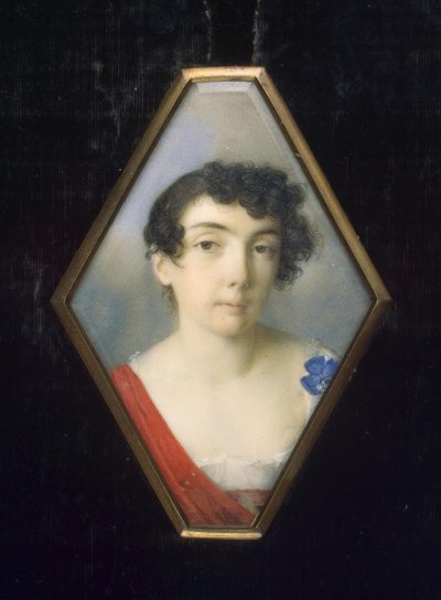 Portrait of Anna Mikhailovna Khitrovo, née Golenishcheva-Kutuzova by Unbekannt