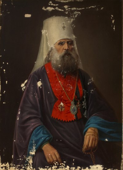 Portrait of Archbishop Iriney Klementyevsky of Pskov by Unbekannt