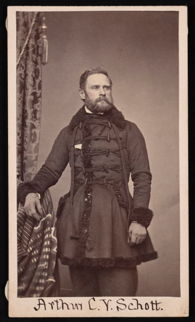 Portrait of Arthur Carl Victor Schott, 1814-1875, Before 1875 by Unbekannt