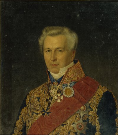Portrait of Baron Leo Karlovich Bode by Unbekannt