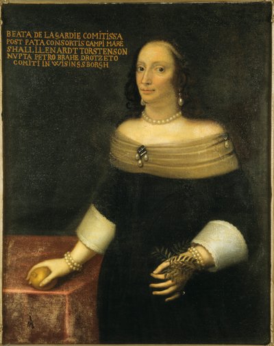 Portrait of Beata De la Gardie by Unbekannt