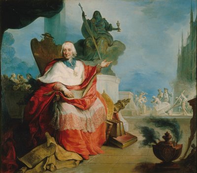 Portrait of Cardinal Louis Antoine de Noailles by Unbekannt