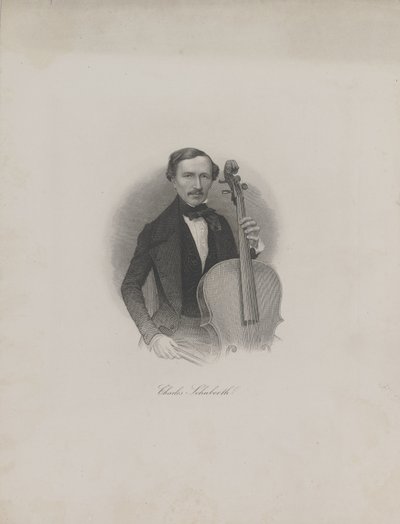 Portrait of Carl Eduard Schuberth 1811-1863, c. 1850 by Unbekannt