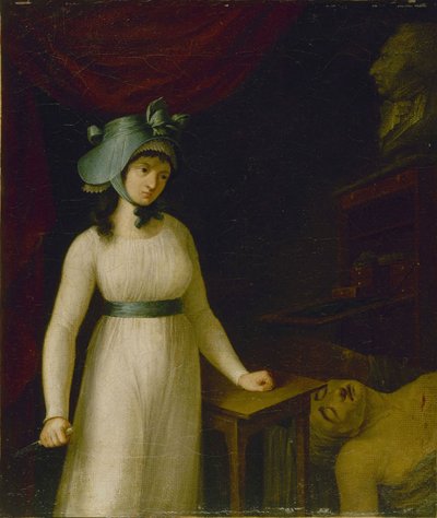 Portrait of Charlotte Corday 1768-1793, Between 1793 and 1798 by Unbekannt