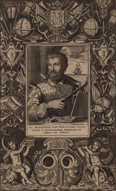 Portrait of Christopher Columbus, 1625 by Unbekannt