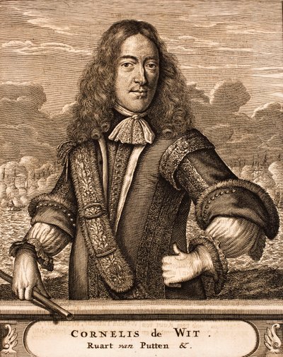 Portrait of Cornelis de Witt 1623-1672 (from Schauplatz des Krieges, 1675) by Unbekannt