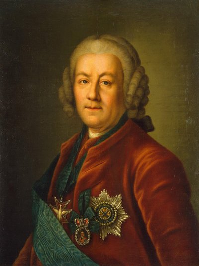 Portrait of Count Alexey Petrovich Bestuzhev-Ryumin by Unbekannt