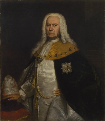 Portrait of Count Andrei Ivanovich Ushakov 1708-1739, Mid of the 18th century by Unbekannt